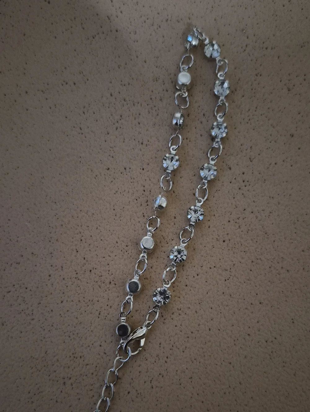 Silver Crystal Link Bracelet - Women's Jewelry